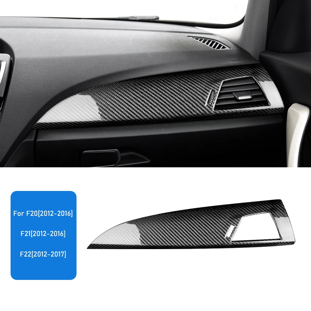 AIRSPEED Carbon Fiber for BMW F20 F21 F22 1 2 Series Accessories Interior Trim Car Dashboard Panel Air Outlet Vent Cover Sticker image 3