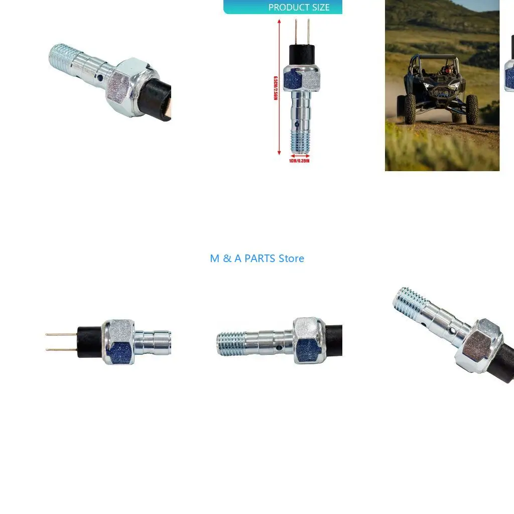 U1JF Robust Hydraulic Brake Switches for RZR900 Motorcycles and ATVs Offering Durability and Corrosion Resistance