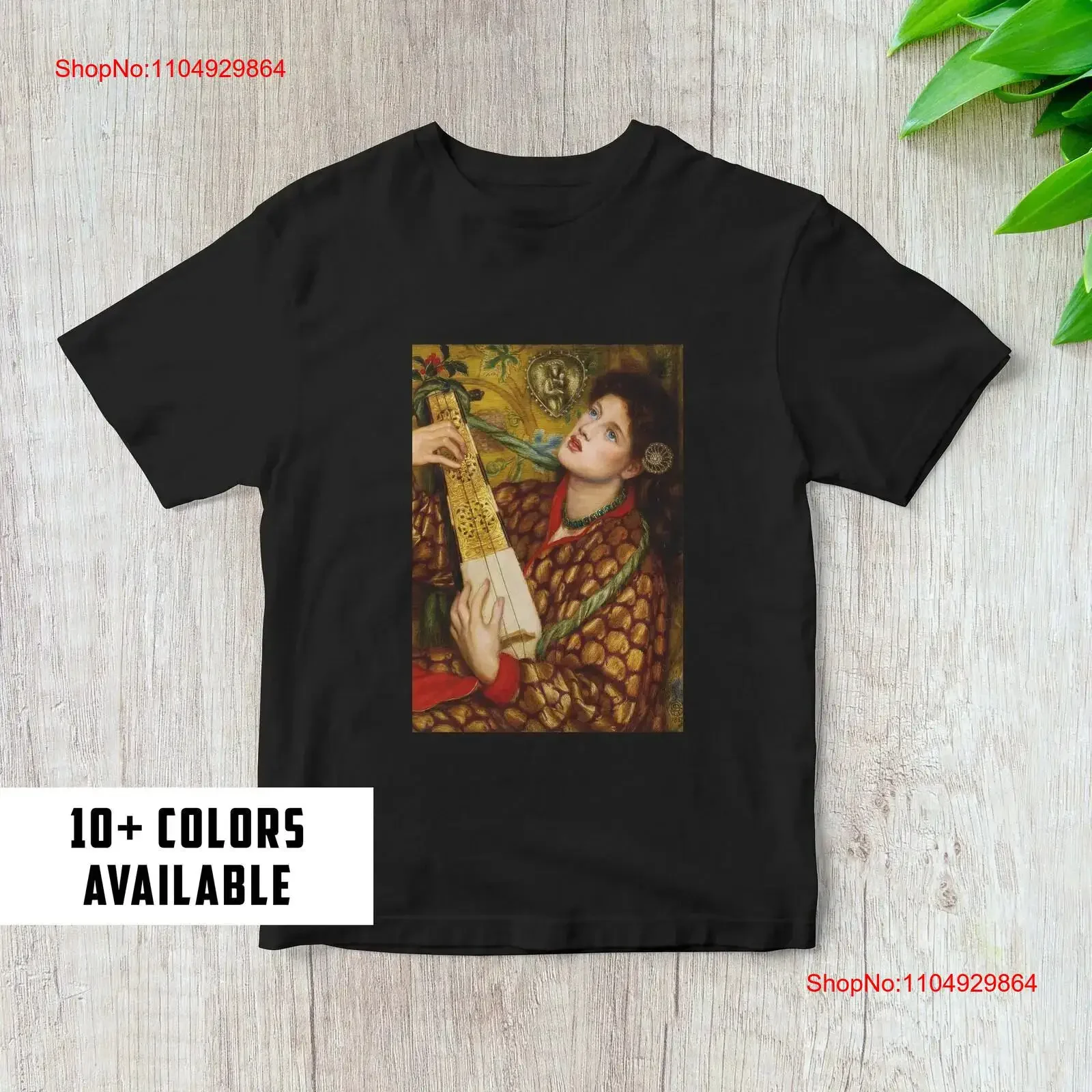Camiseta artística Dante Gabriel Rossetti A Christmas Carol 1867 Vintage Aesthetic Renaissance vintage com estampa lavada estilo streetwear