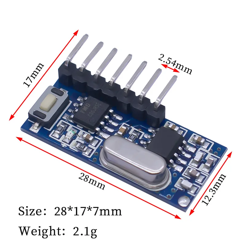 315mhz 433mhz Wireless Coding Transmitter Decoding Receiver Module 4 CH Output for 433Mhz Remote Controller DIY
