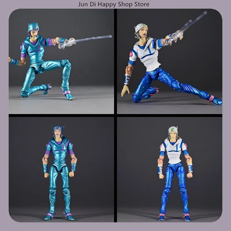 JoJo's Bizarre Adventure Jonathan Joestar Steel Ball Run figura articulada modelo estatua decoración coleccionable ornamento juguete Gif