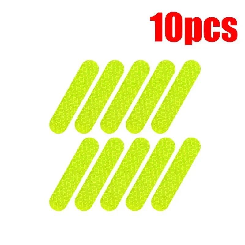 10-100Pcs Motorrad Helm Warnung Reflektierende Aufkleber Nacht Sicherheit Fahren Dekorative Streifen Aufkleber Fahrrad Moto Auto Aufkleber