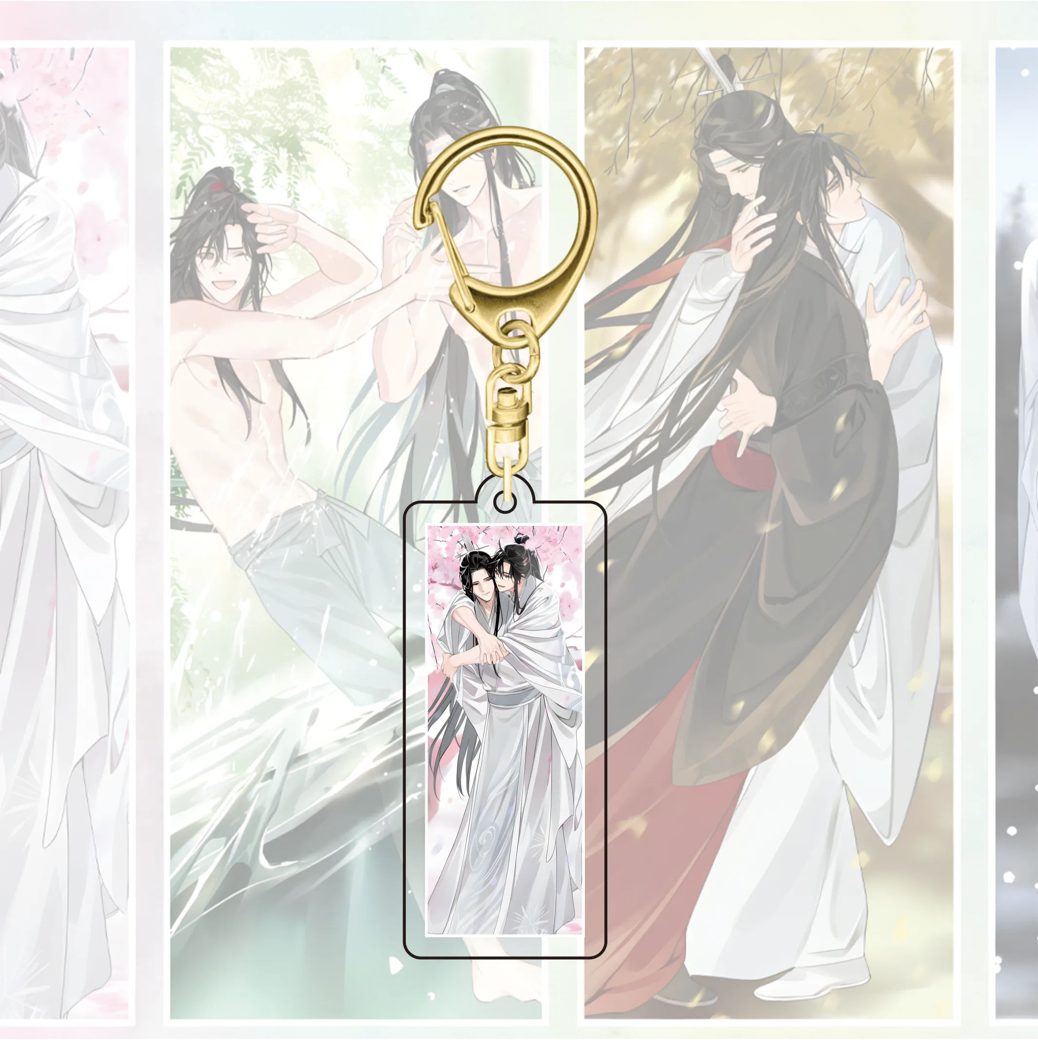 BL New KeychiAnime Mo Dao Zu Shi Magic Dao Patriarch final season Acrylic stand Wei Wuxian Lan Wangji Toy for Desktop Decor Gift