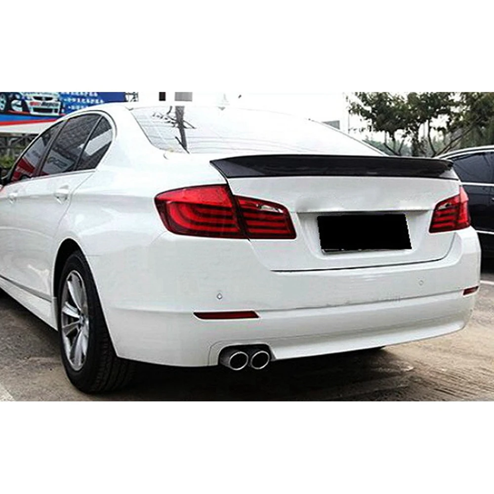 FOR BMW 5 Series F10 F18/F10 M5 Sedan AC Style Carbon fiber Rear Spoiler Trunk wing 2009-2017 FRP Forged carbon