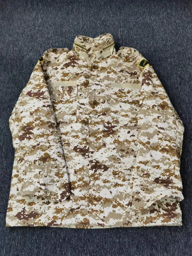 

Wear Resistant Desert Camouflage Workwear Jaet for Men Autumn Winter M65 Multi ket Military Sle Windbreaker Coat