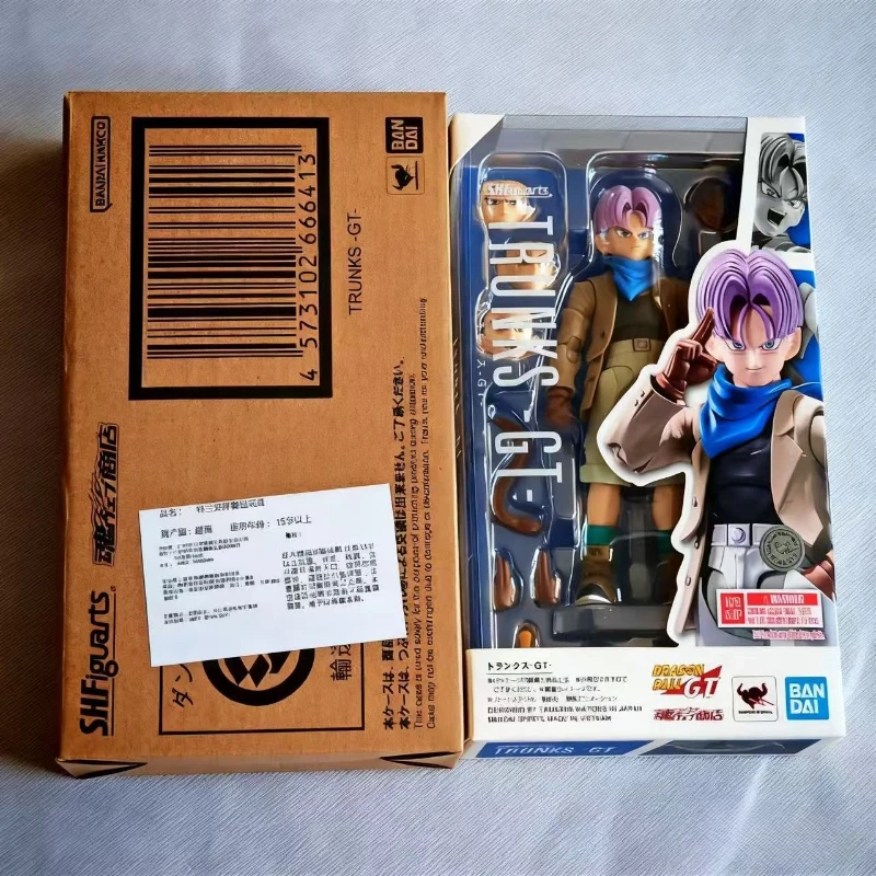 

В наличии Bandai Bandai SHF Dragon Ball Series Trunks-GT- Коллекция фигурок Подарки