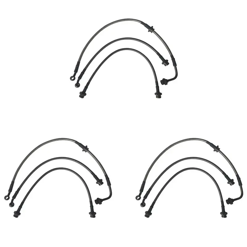 

3X Extend Lengthened Brake Hose 2-3 Inches Offroad Suspension Lift Kits Brake Lines For 2007-2017 Jimny JB23 JB43-N30R
