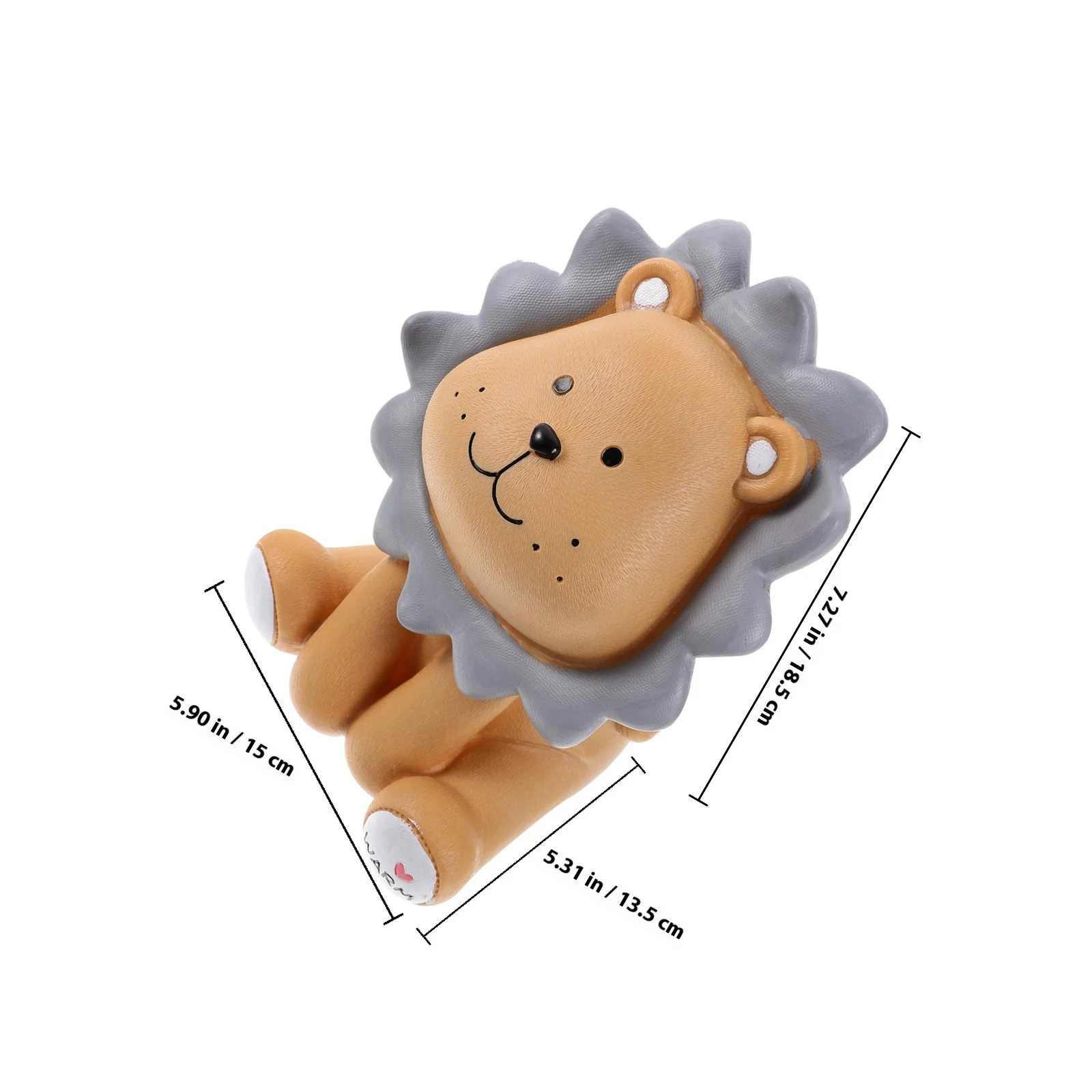 กระปุกออมสินรูปสิงโตทำจากเรซิ่นคุณภาพดี น่ารัก เหมาะสำหรับเด็ก ใช้เก็บเหรียญ ของขวัญวันเกิดสำหรับเด็กชายและเด็กหญิง ฝึกนิสัยการออม