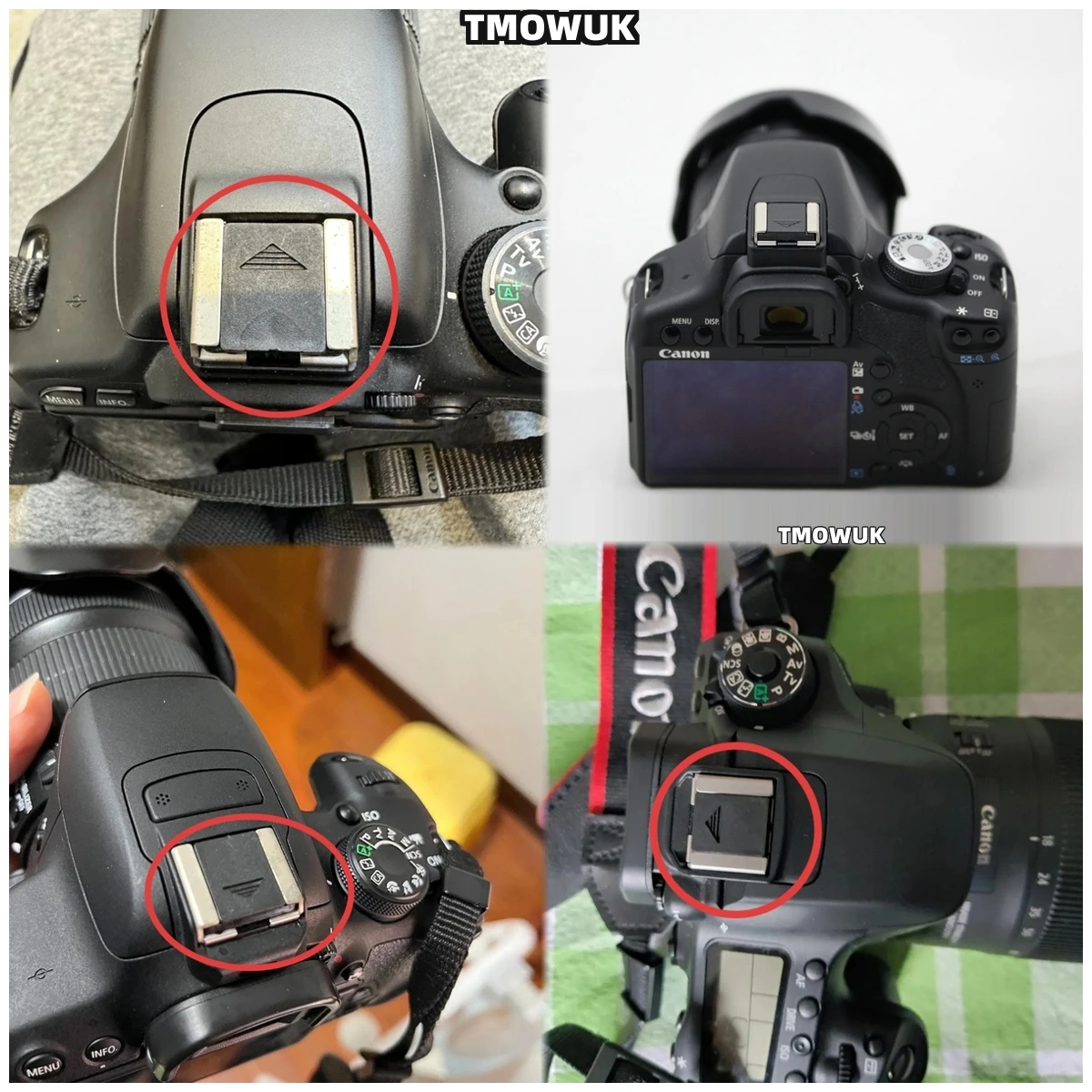 

For Canon EOS T3 T3i T4i T5 T5i T6 T6s T7 Hot Shoe Cover Camera Accessories Cap Rebel