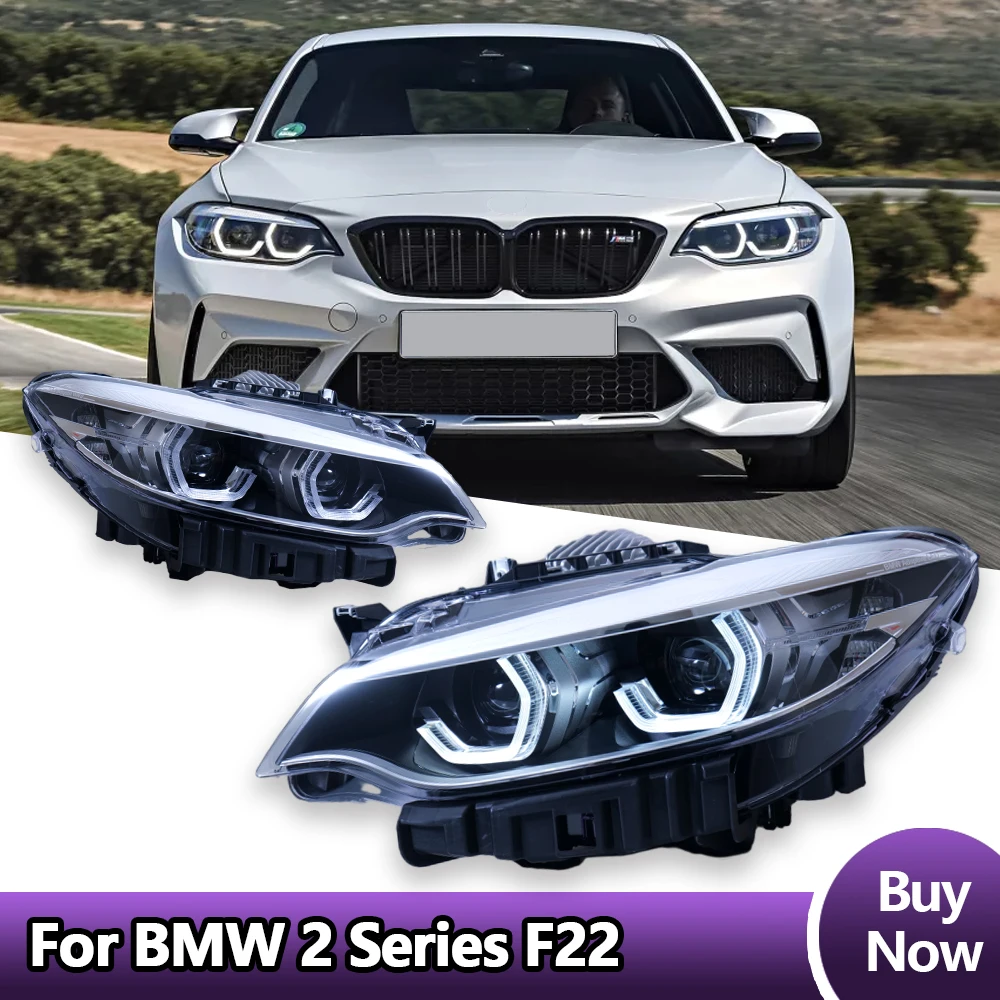 

Car Headlights For BMW 2 Series F22 2014-2019 LED Car Lamps Daytime Running Lights Dynamic Turn Signals Car Accessories