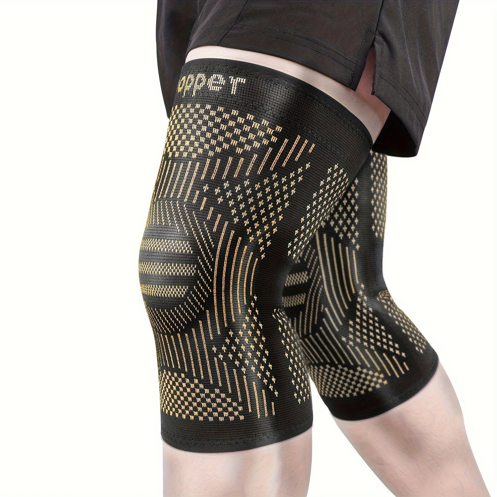 

Sports Knee Pads Basketball Riding Knee Protection Gear High Elastic Anti-Slip Skipping Rope Knee Pads