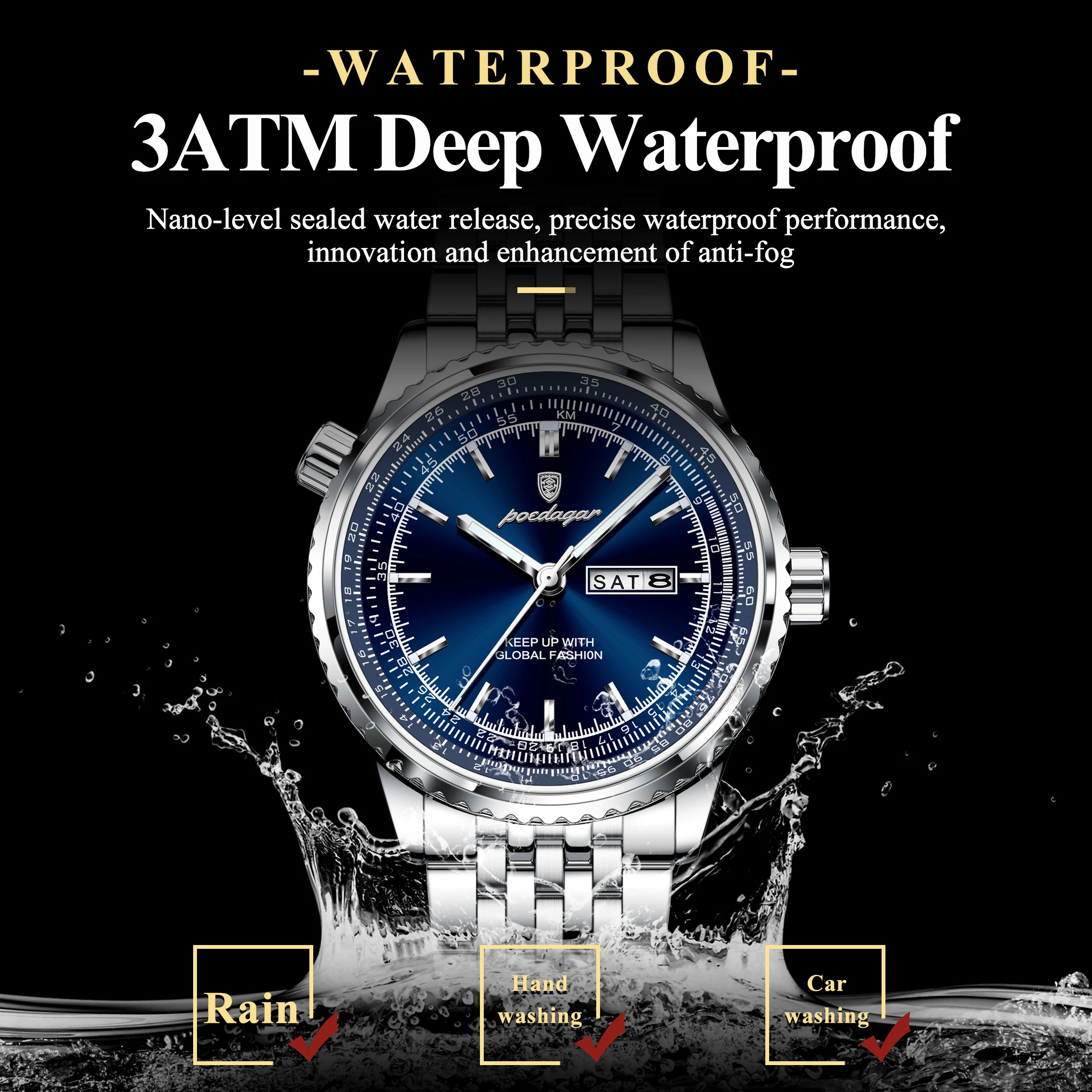 POEDAGAR Luxury Watches For Ma - đánh giá và giá Luxury Watch Quality