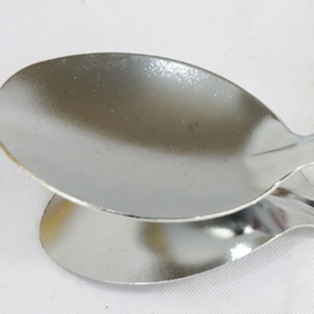 Spoon Musical Spoon Musical Spoons Metal Musical Spoon Metal Silver 8.07x1.65x1.61inches Percussion Instrument