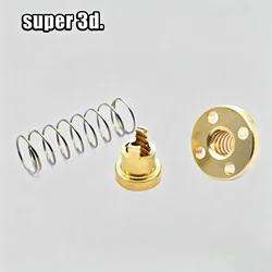 3D Printer T8 Anti Backlash Nuts For Lead 2mm / 4mm / 8mm Acme Threaded Rod Eliminate the gap Spring Loaded DIY CNC Accessories