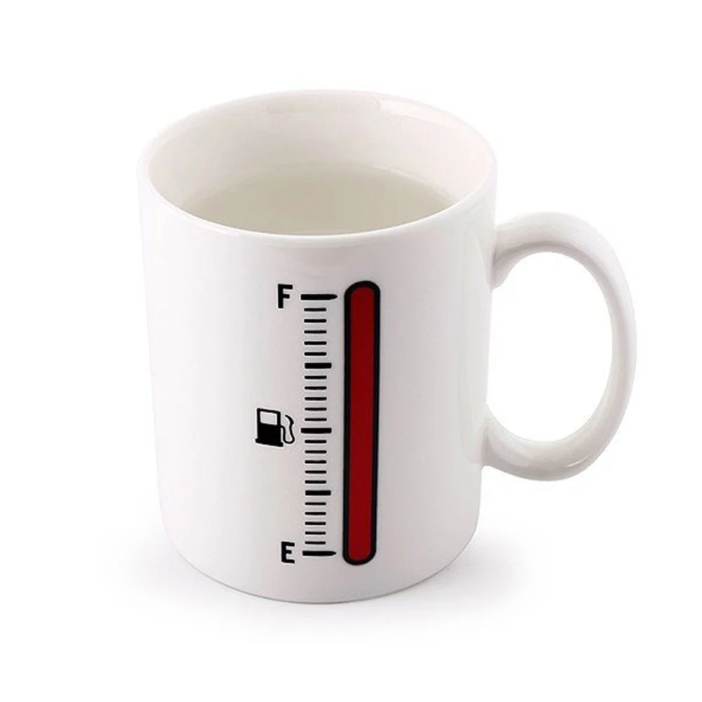 

Color Changing Mug Black Ceramic 9.5X8.2Cm Heat Sensitive Cup For Coffee Tea Hot Chocolate Office Home Kitchen Bar Use