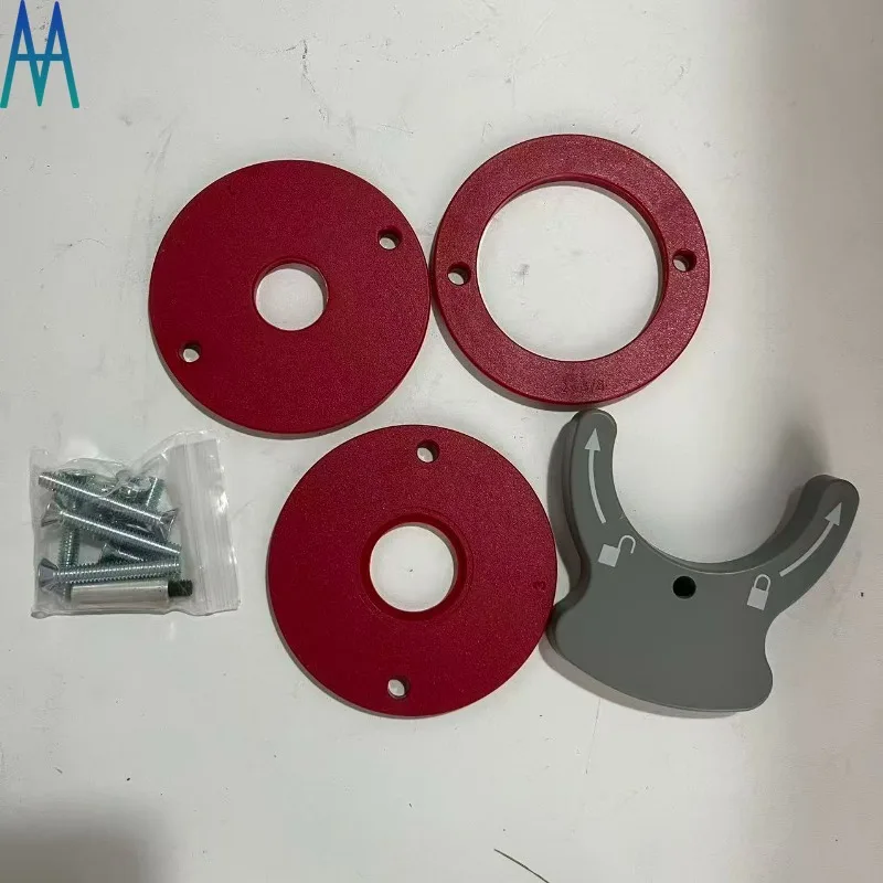 PRS4034 New Predrilled Router Table Insert Plate Incl.Level-Loc Rings for Triton
