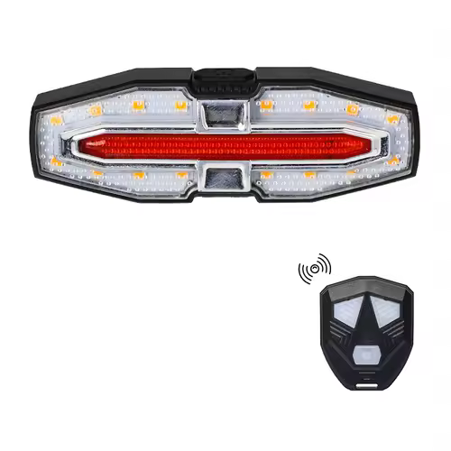 Turn Signal Bike Tail Lights Wireless Remote Control Bicycle Taillight Direction Indicator Rechargeable Road Cycling Rear Lamp - Image 7