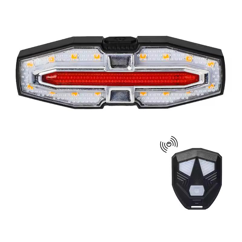 Turn Signal Bike Tail Lights Wireless Remote Control Bicycle Taillight Direction Indicator Rechargeable Road Cycling Rear Lamp - Image 7