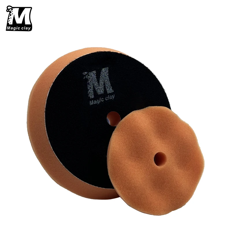 

Оранжевая волнистая полировальная подушечка из пенопласта, мягкая волна, вафельная деталь, полировальная подушечка, режущая подушечка, автомобильные аксессуары, автоинструменты, удаляет царапины