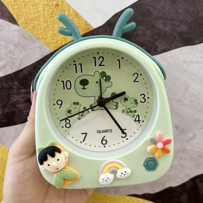 

Creative alarm clock 2023 new students get up children boys and girls lazy wake up bedside alarm clock digital