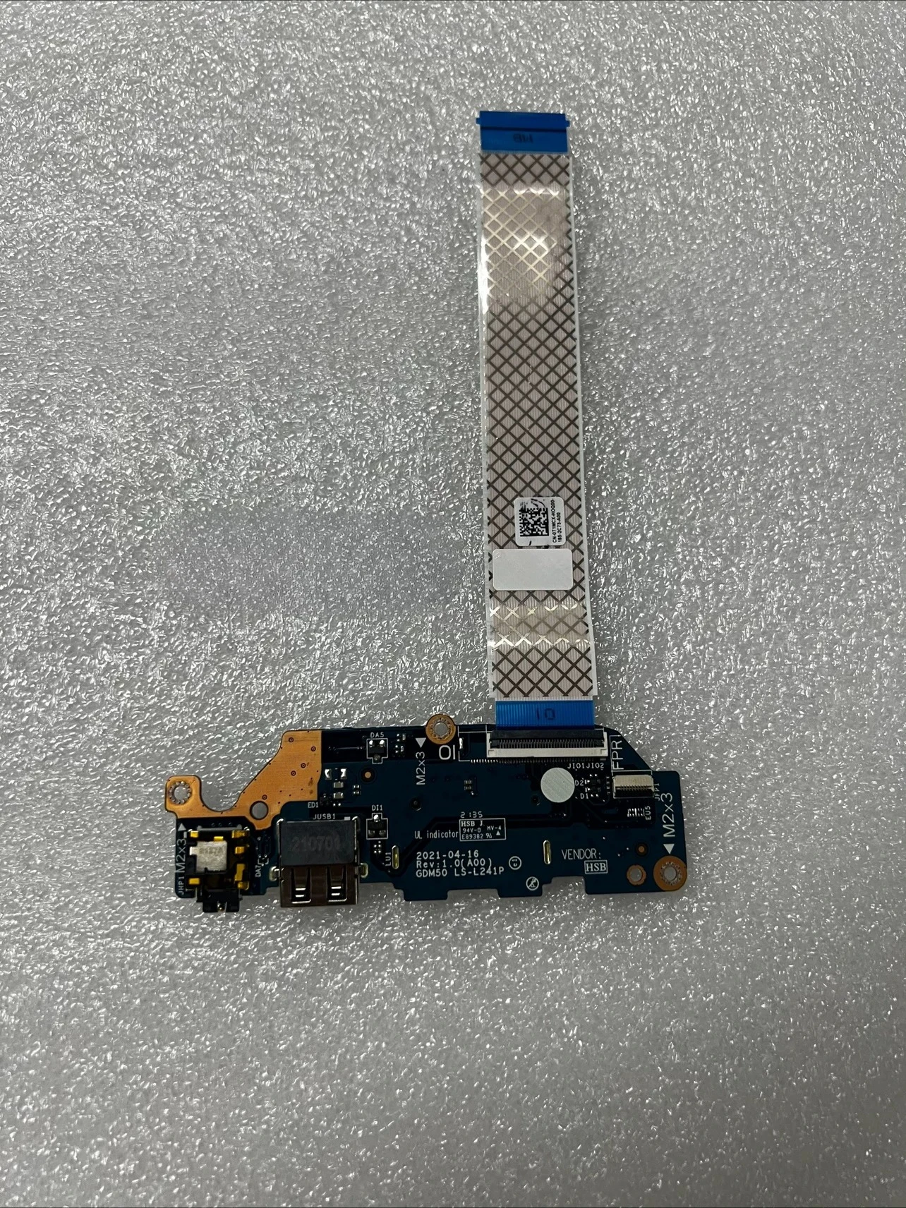 For Dell New Inspiron 3510 3511 3520 USB Audio Board Power - on Small Board LS - L241P