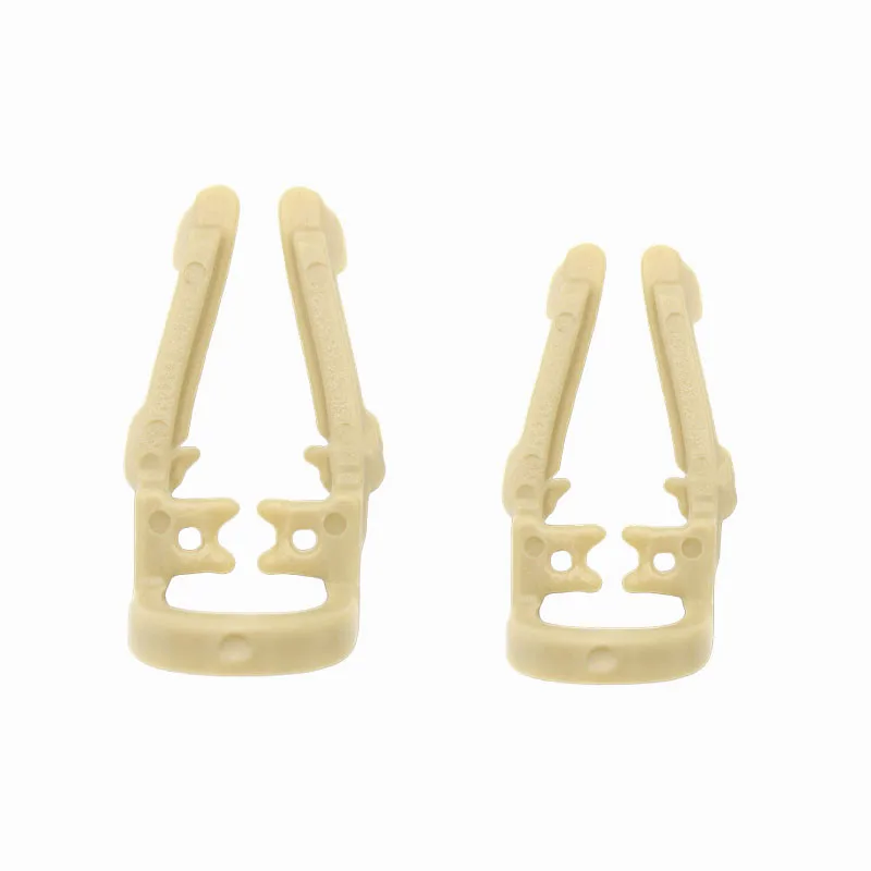 2pcs/1Set Dental Resin Rubber Barrier Clip Dental Distal Extension Premolar Rubber Dental Dam Clamp Dentistry Tools Long/Short