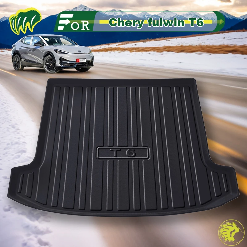 For Chery fulwin T6 2024 TPE Custom Fit Car Trunk Mat All Season Black Cargo Mat 3D Shaped Laser Measured Trunk Liners