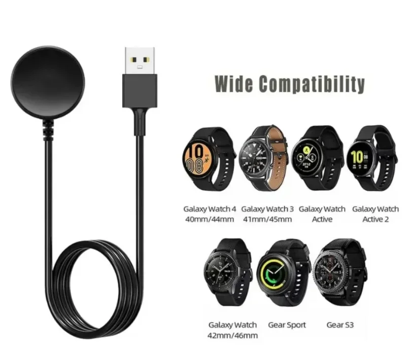 2026 Magnetic Watch Wireless Charger For Samsung Galaxy Watch 8/7/6/5pro/5/4/3 Active2 Portable Watch Fast Charging Dock Station