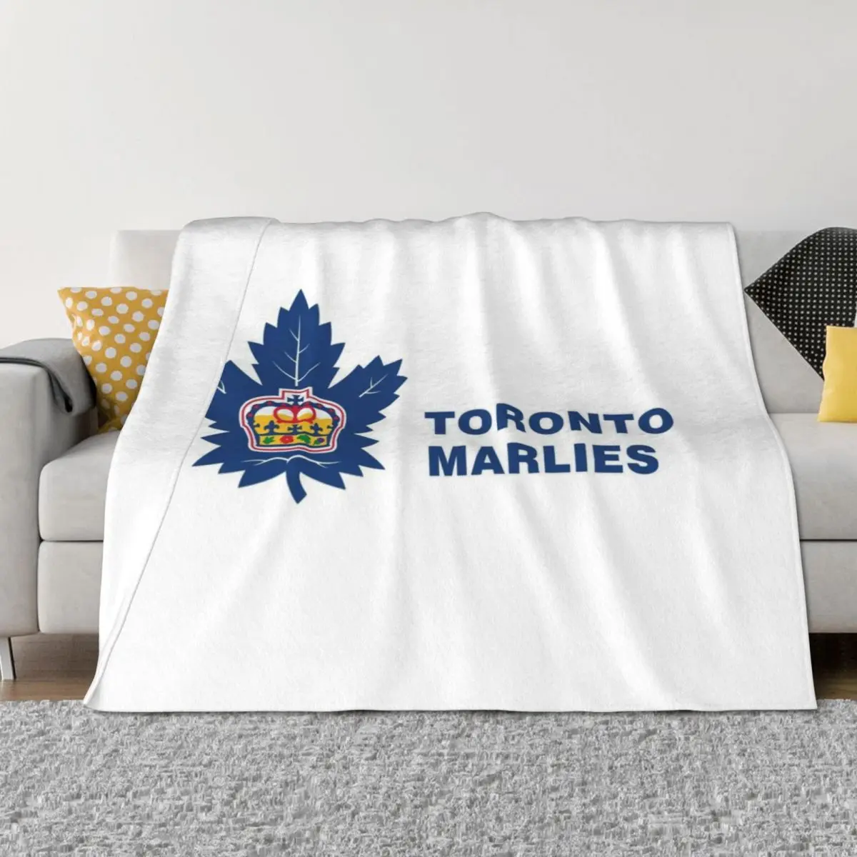 

Toronto Marlies Throw Blanket sofa bed Soft Beds Plaid on the sofa Beautifuls Blankets