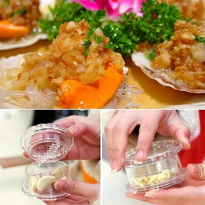 Prensa de ajo manual multifuncional para cocina, simple, conveniente y fácil de transportar, trituradora y picadora de ajo manual.