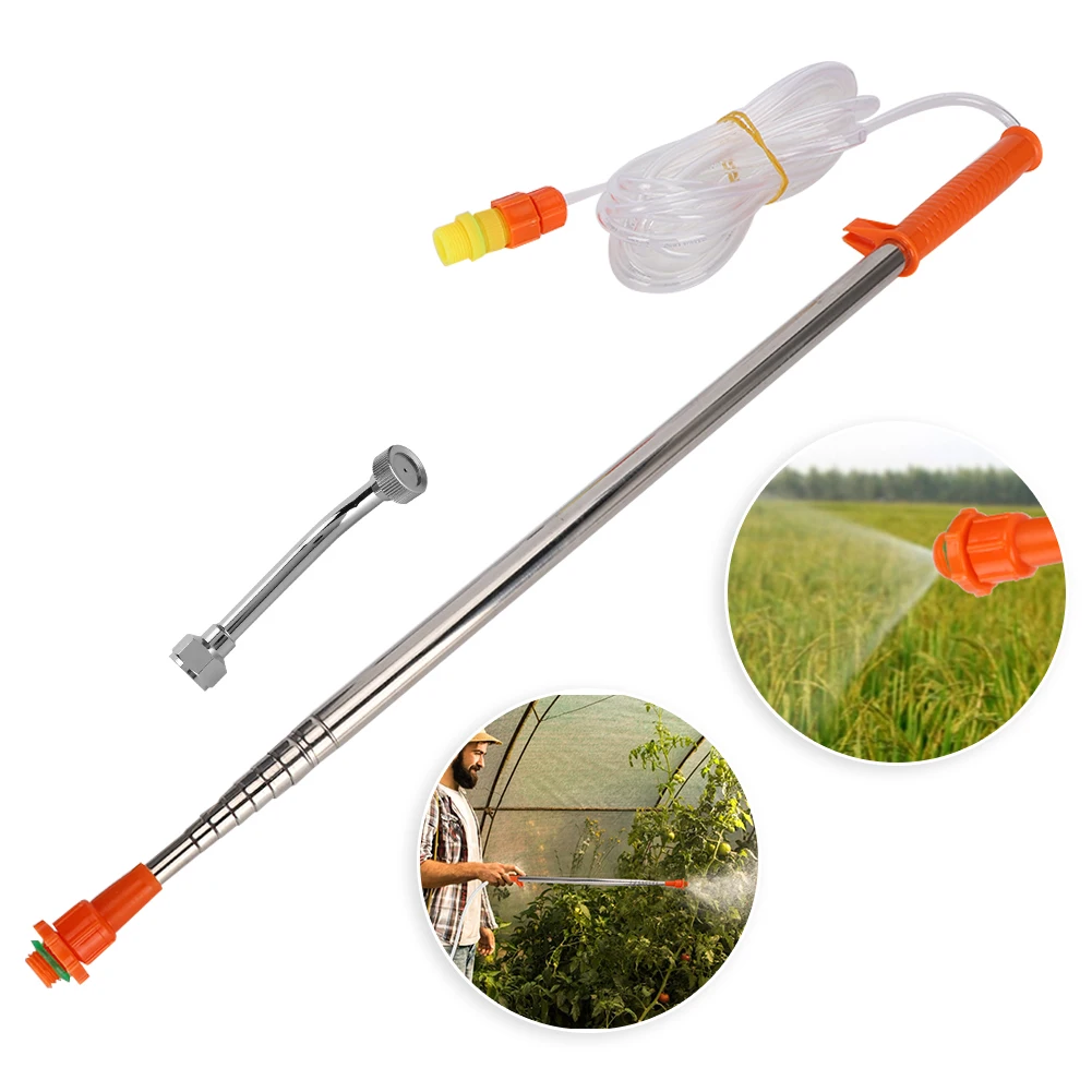 Agricultural Stainless Steel Sprayer Telescopic Rod For Sprayer Extension Rod For Fruit Tree Protection With Nozzle Watering Kit