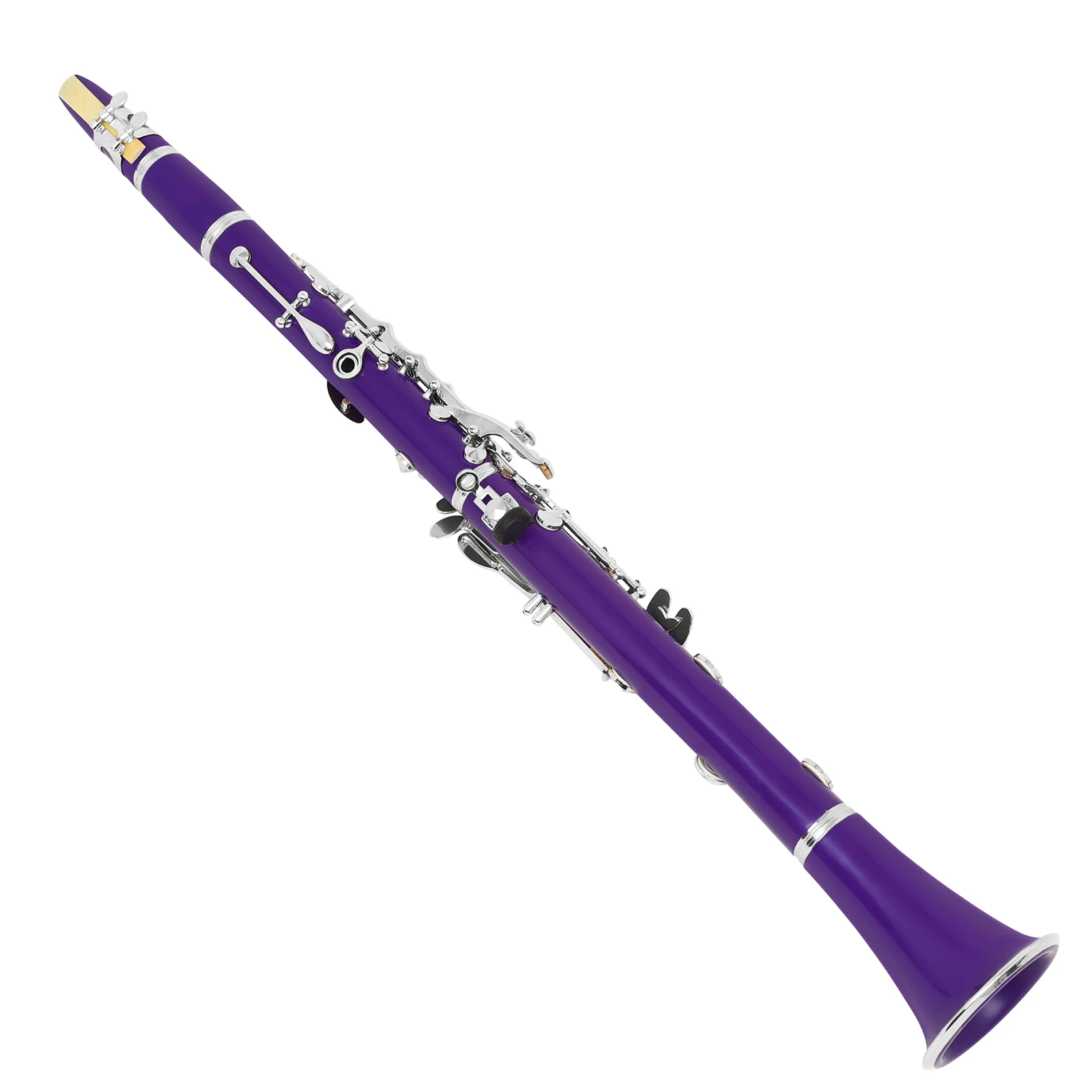 IRIN 17 Keys Clarinet 6 Rings ABS Clarinet Purple Color B Flat Clarinet with Case Kit Accessories For Performances Playing