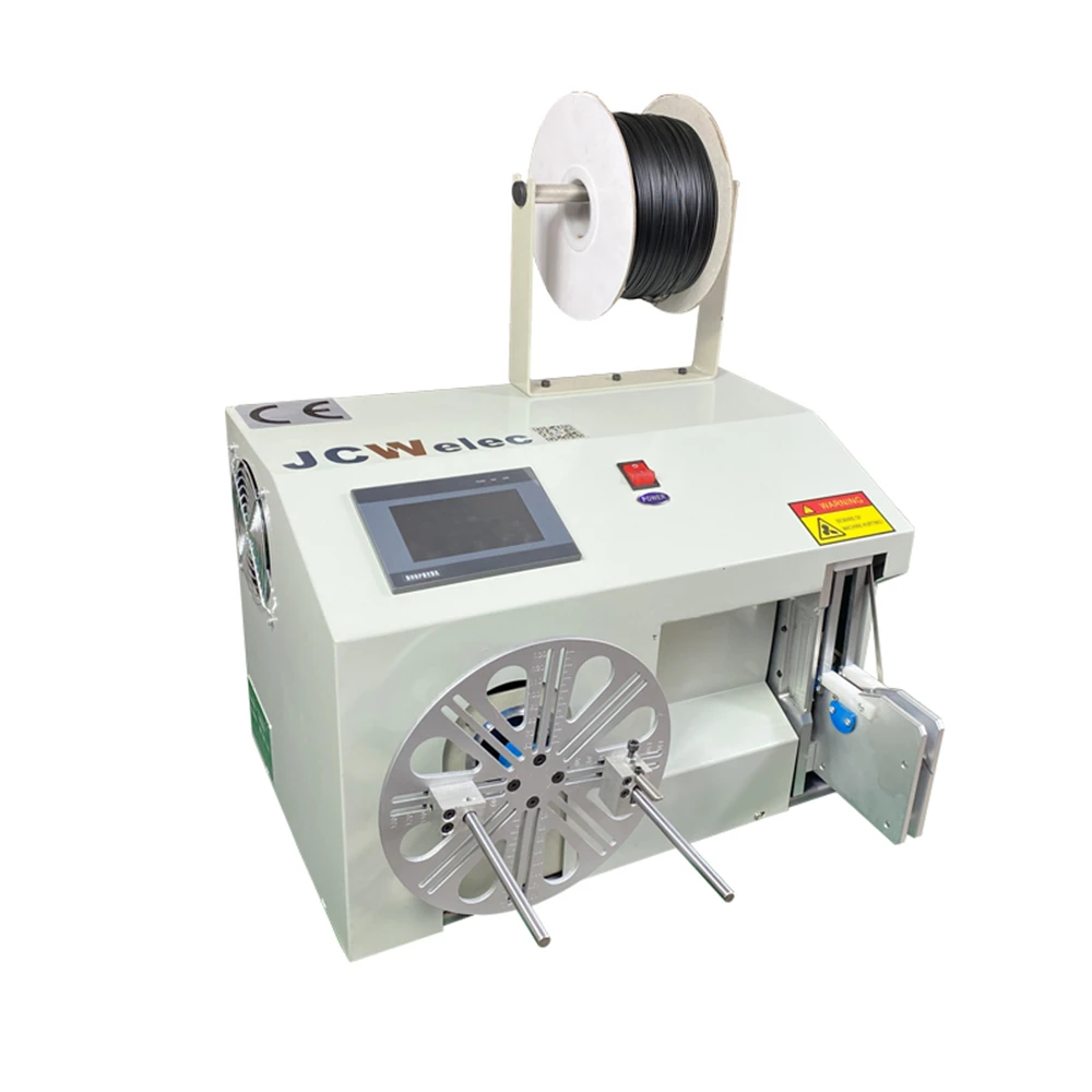 JCW-WB01 High Efficiency Automatic Wire Cable Winding and Tying Machine Large Wire Coiling Packing Machine