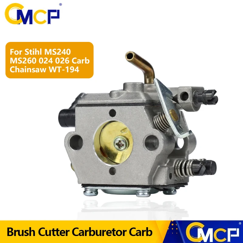 

CMCP Chainsaw Carburetor For Stihl MS240 MS260 024 026 Carb Chainsaw WT-194 For Walbro Carburetor