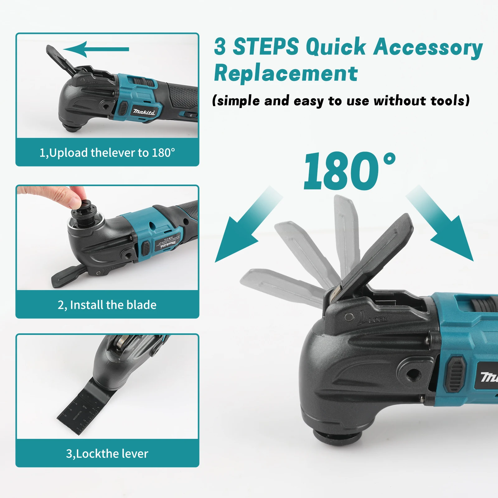 Untuk Makita DTM51, Alat Multi - Oscillating Multi Tool ulasan dan harga