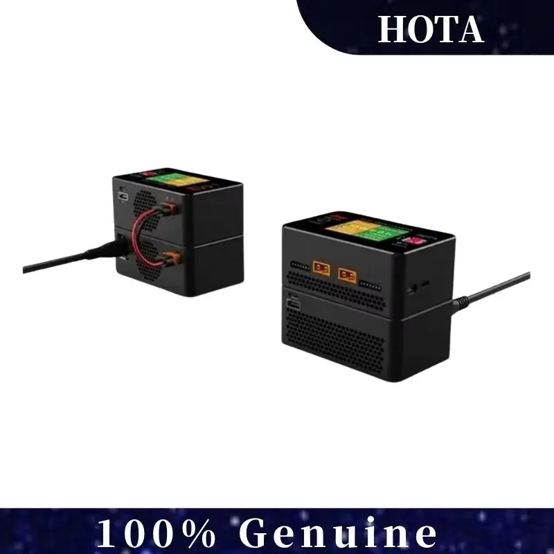 

HOTA P6 T240 AC240W DC 600W 15AX2 DC Двухканальное интеллектуальное зарядное устройство с зарядкой мобильного обслуживания для Lipo 1~6S LiIon NiMH аккумулятора