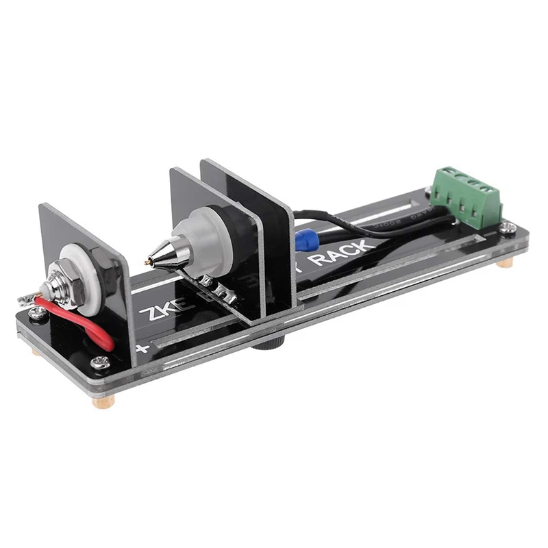 Soporte de prueba de capacidad de resistencia de batería de 4 cables, soporte de celda para 18650, 26650, 21700, AAA