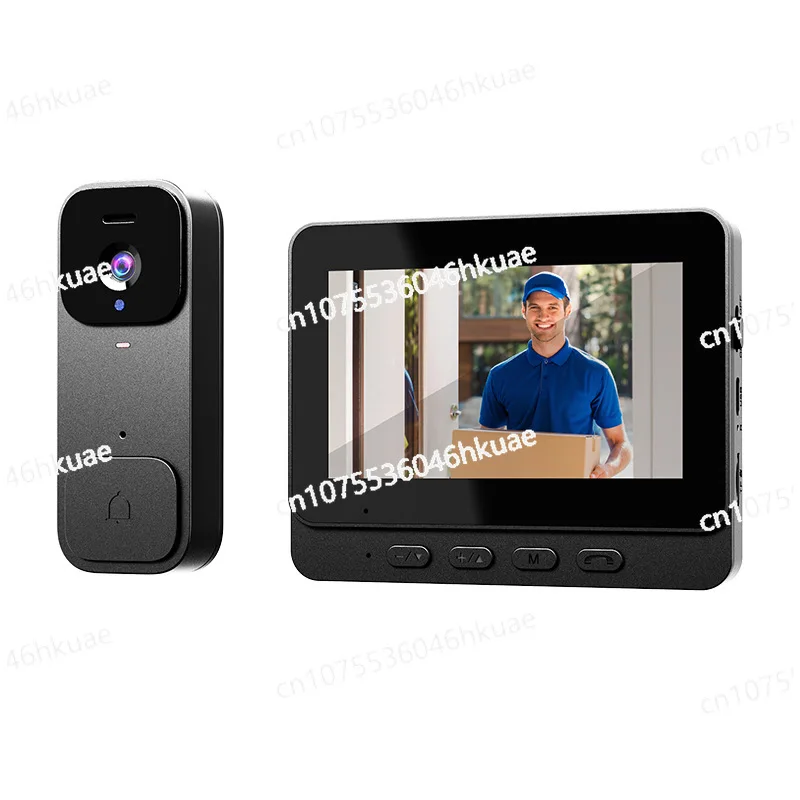 Home Wireless Doorbell Intercom with Screen Doorbell Smart