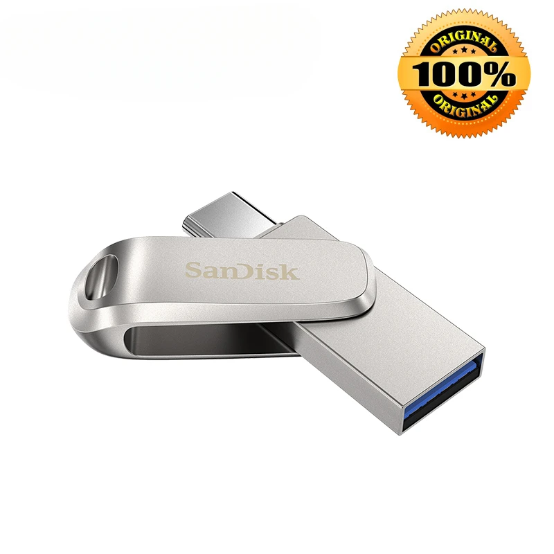 SDDDC4 USB 3.2 Gen 1 محرك فلاش 64 جيجابايت نوع C 512 جيجابايت بندريف 256 جيجابايت 128 جيجابايت 32 جيجابايت هاتف معدني نوع C OTG محرك فلاش 1 تيرا بايت محرك القلم