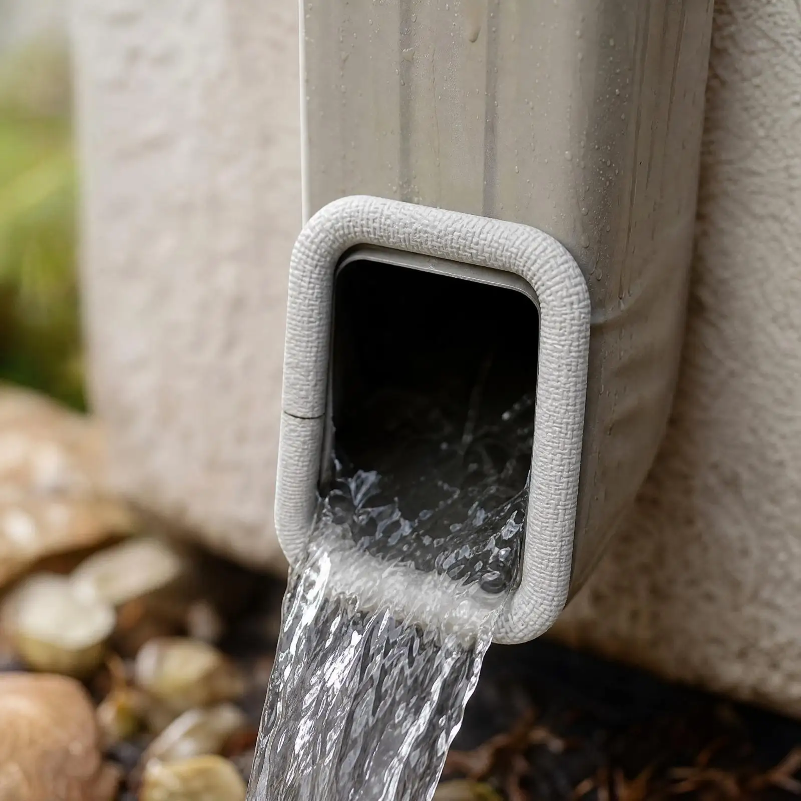 Non Clogging Rubber Downspout Guard for Gutter Drain Edge Protection for Everyday Outdoor Use