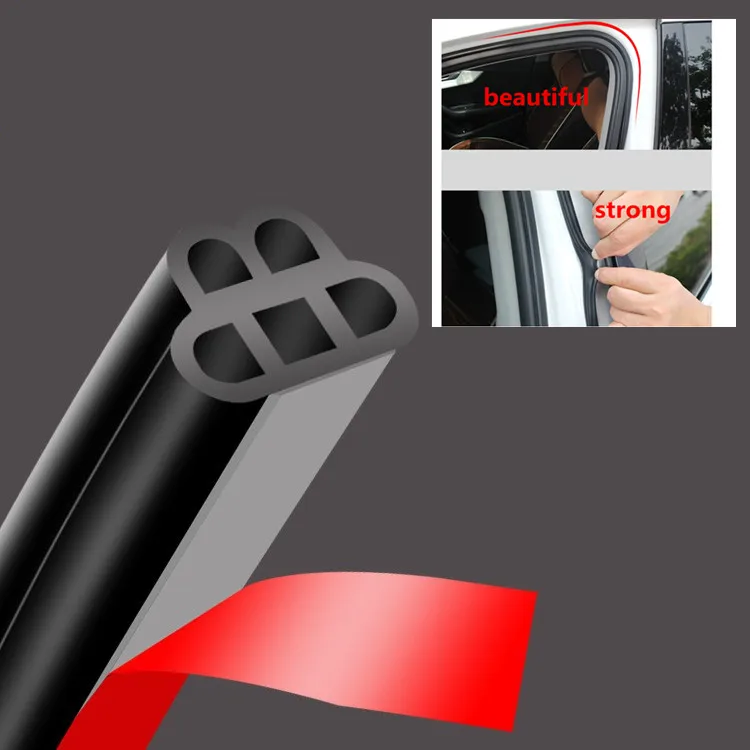 

Car sealing strip door B-type double-layer soundproof and waterproof rubber strip door modification dust protection