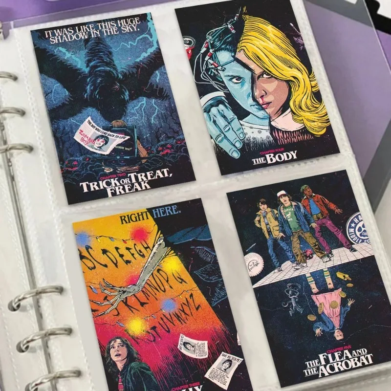 72-Cards Stranger Things Instant Film Collection Cards Double-Sided Patterns Mike Robin NancyComic-Style Poster Cover LOMO Cards