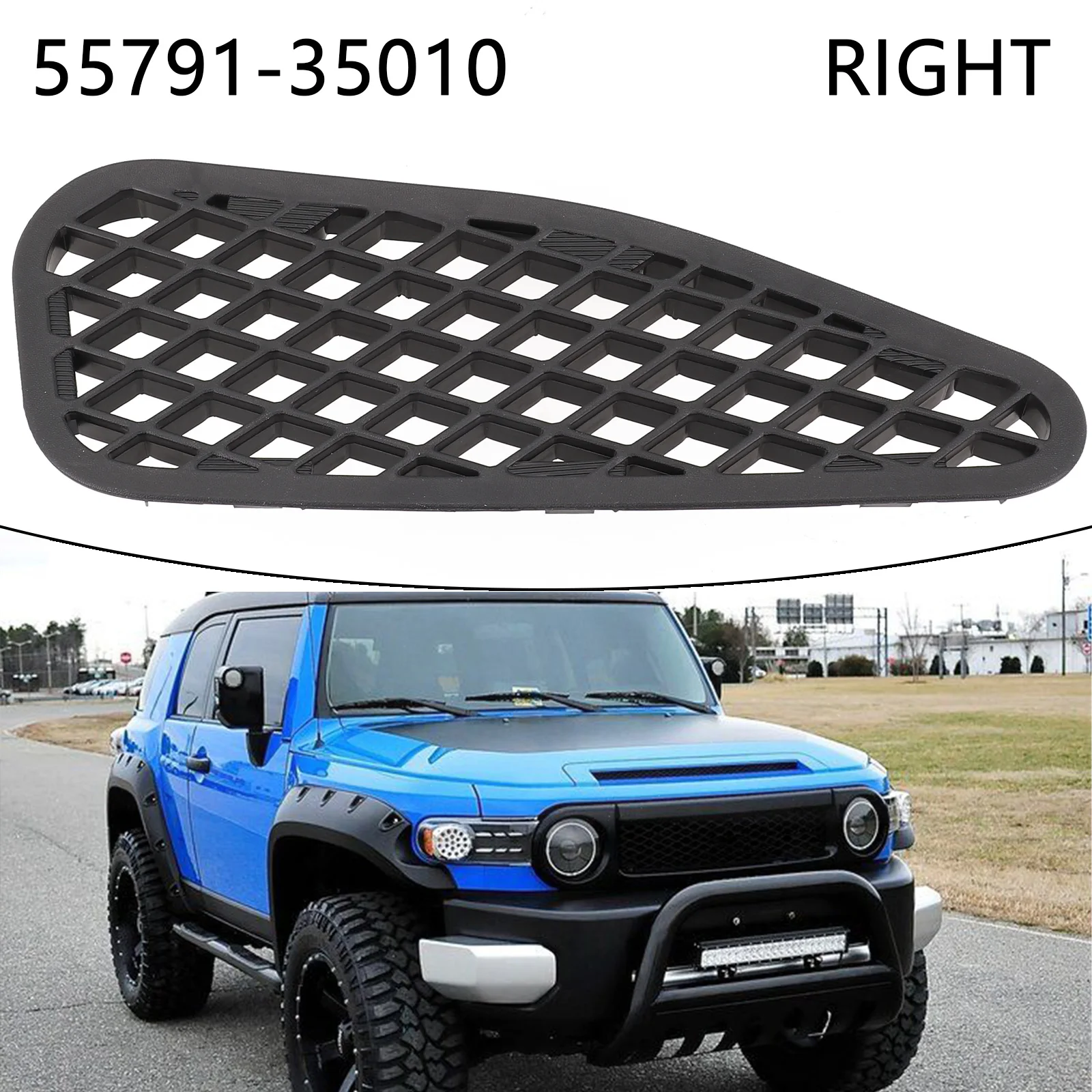 

Heater Duct Hole Cap Air Cowl Grille Plastic Replacement Vehicle 1 Pc 1pcs 1x 55791-35010 For FJ Cruiser 07-14