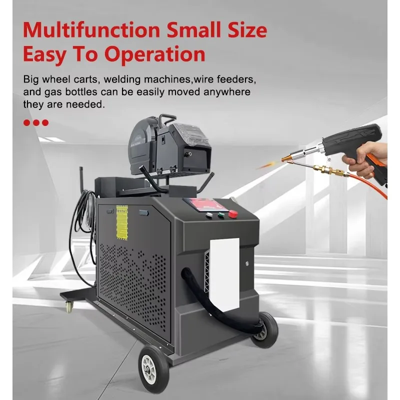High Effective China Factory 2000W Portable Fiber Welding Machine Water-Cooled Welder for Metal Welding Processing