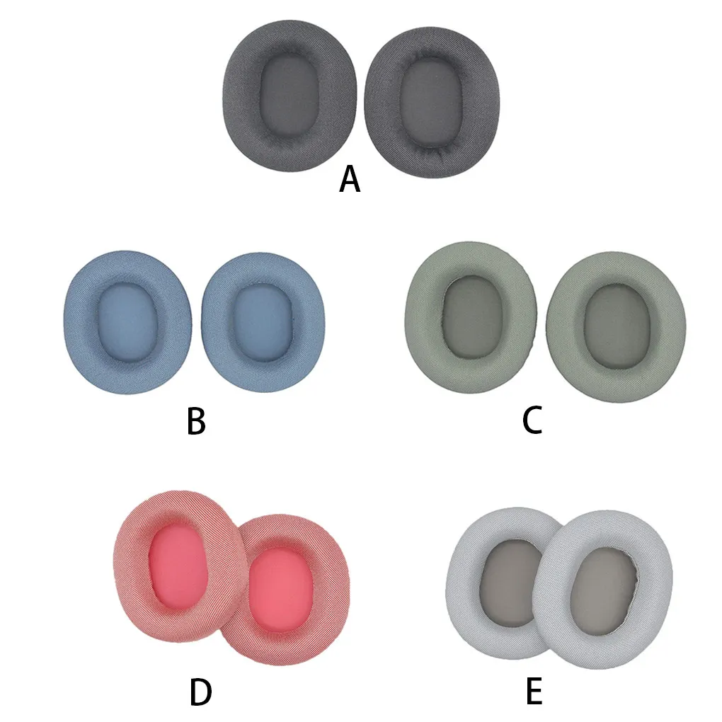 Almohadillas para los oídos, cojín de repuesto transpirable para auriculares Arctis 3 5 7, color rojo