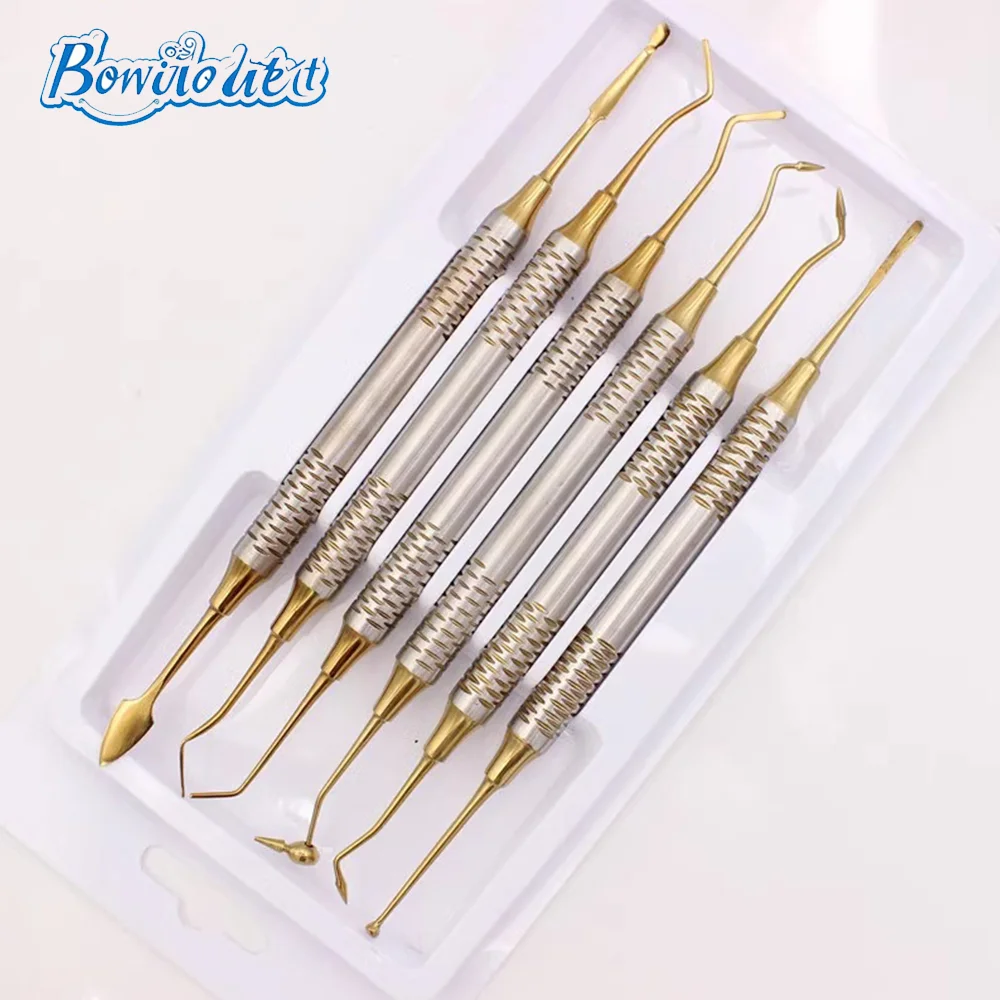 Dental Resin Filler Set 6pcs/box Dental Aesthetic Restoration, Tooth Filling, Implant Filling Tools, Stomatological Instruments