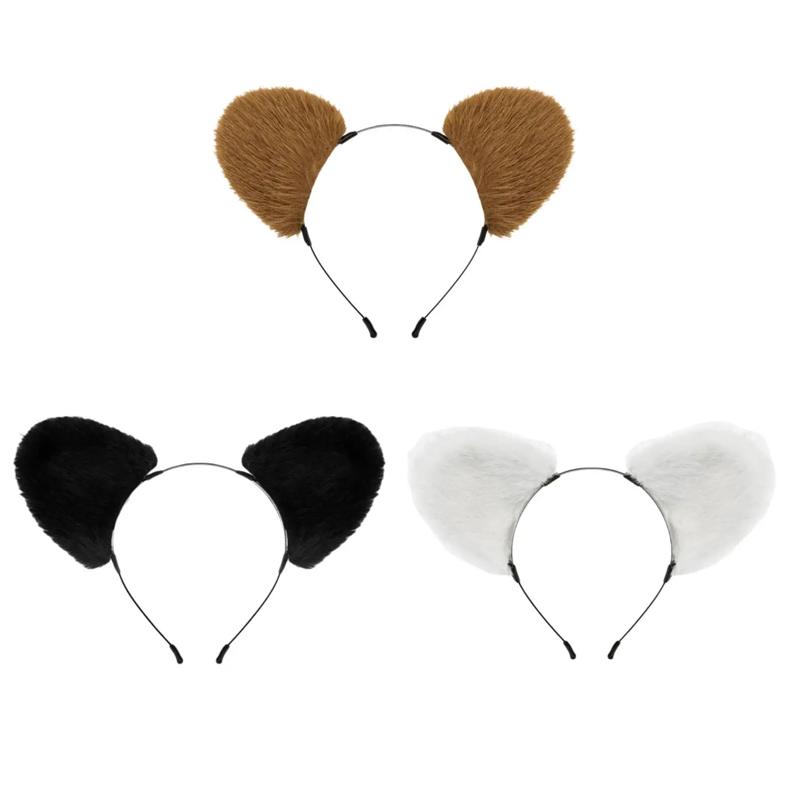 Panda Ears Headband Cosplay for Kids Adults Decoration Party Animal Headwear for Prom Role Play Carnival Masquerade Fancy Dress