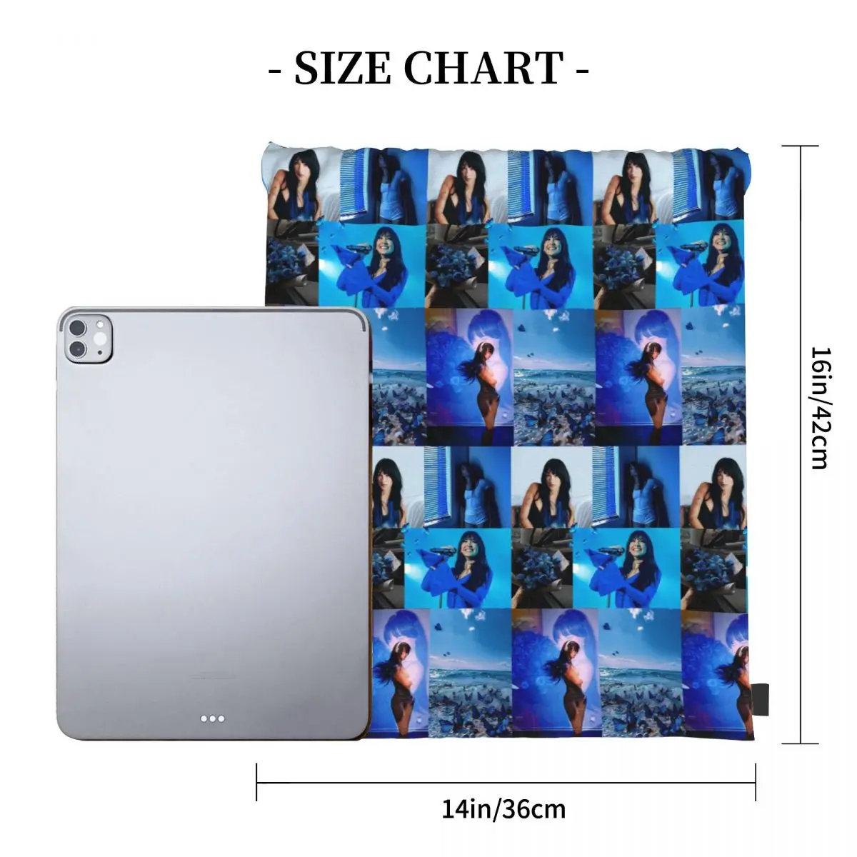 حقائب ظهر للمغنية Aitana كاجوال برباط وحقيبة أحذية للجيب وحقائب كتب للمدرسة للرجال والنساء #3