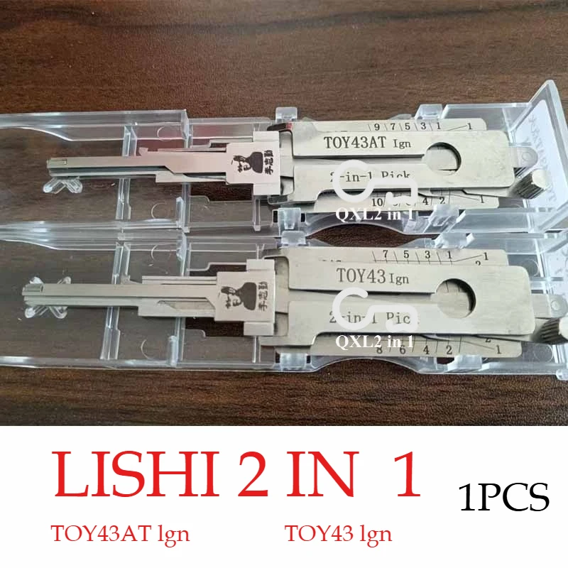 

1PCS Lishi 2-in-1 Pick/Decoder for Toyota 10-Cut TR47/TOY43AT—IGNITION TOY43 for Toyota / 8-Cut / 2-in-1 Pick & Decoder Ignition