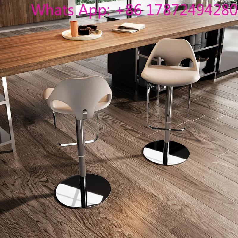 Discount Sale  Bar Chair Adjustable Height Design Personalized Italian Bar Chairs Relaxing Lounge Taburetes De Bar Furniture